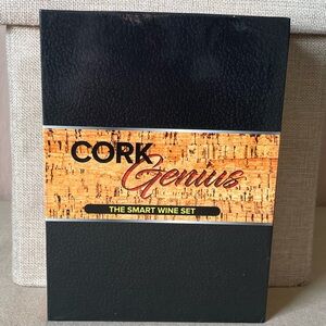 Cork Genius-The Smart Wine Set in Silver